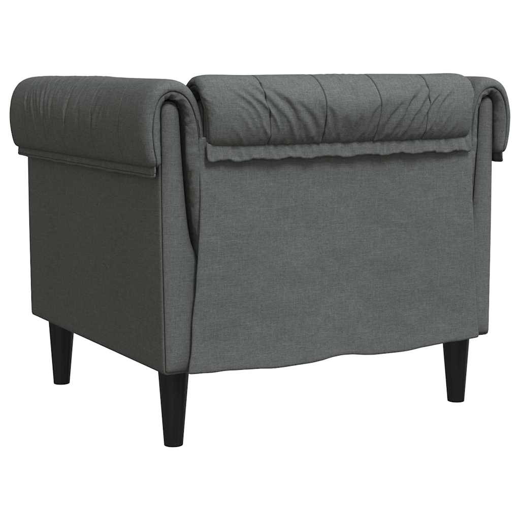 vidaXL Sofa Ciemnoszary 78,5 x 74,5 x 74,5 cm Poliester