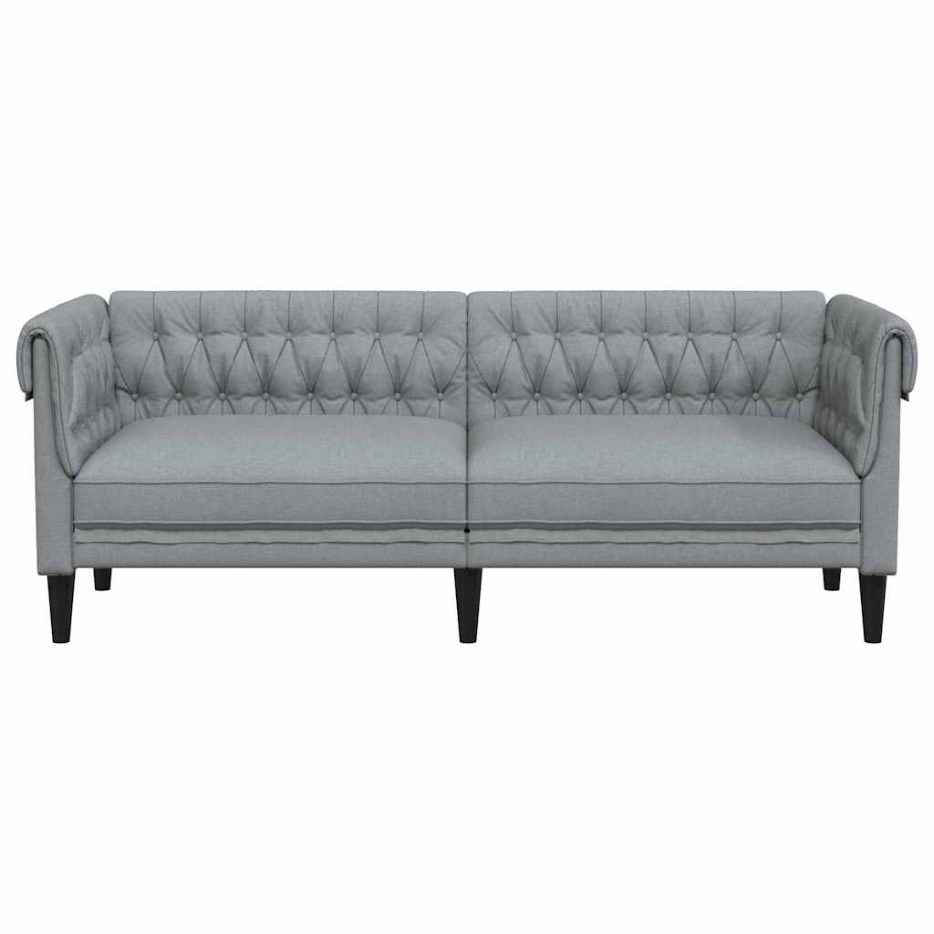 vidaXL Sofa Jasnoszary 201,5 x 74,5 x 74,5 cm Poliester
