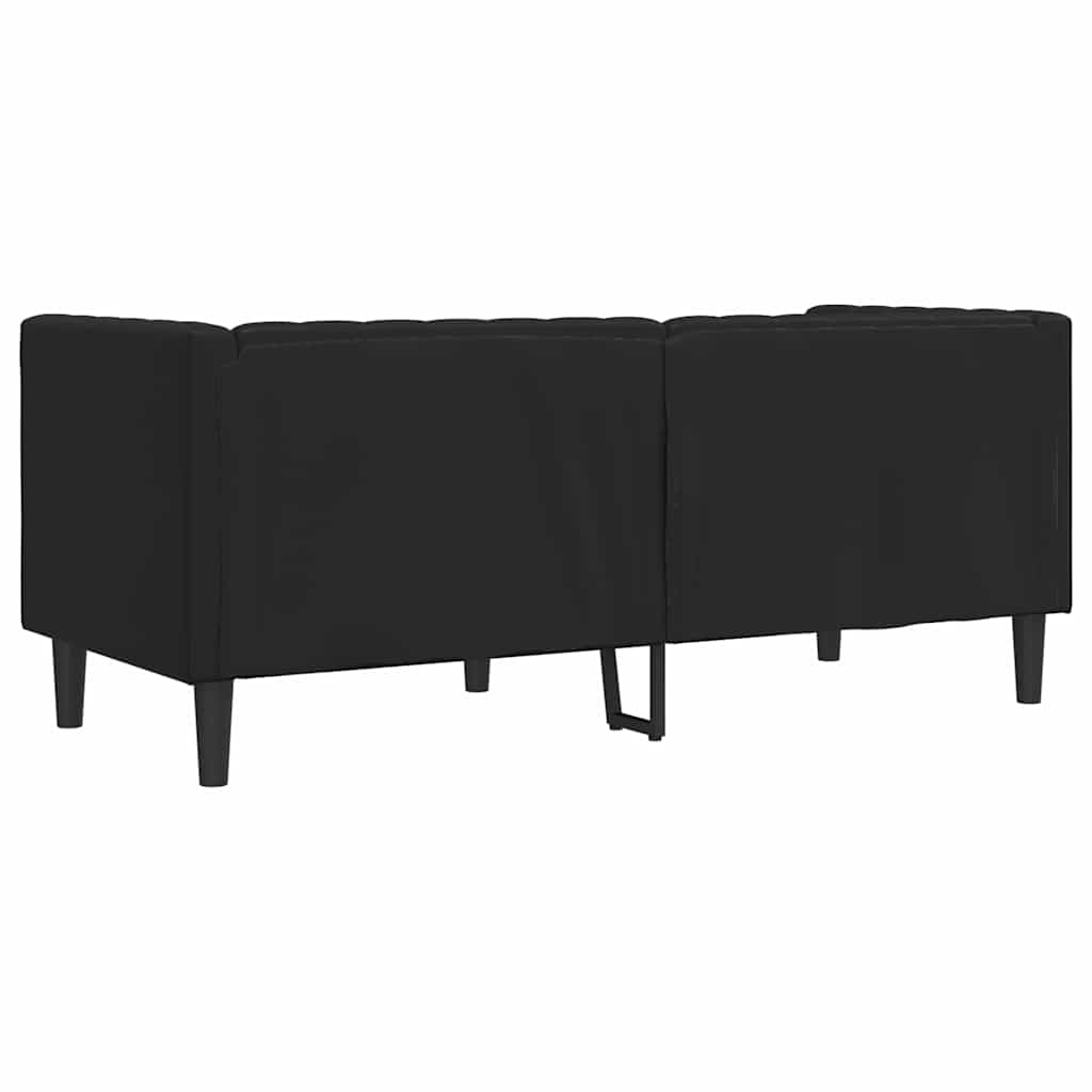 vidaXL Sofa Czarny 174 x 74,5 x 70,5 cm PVC