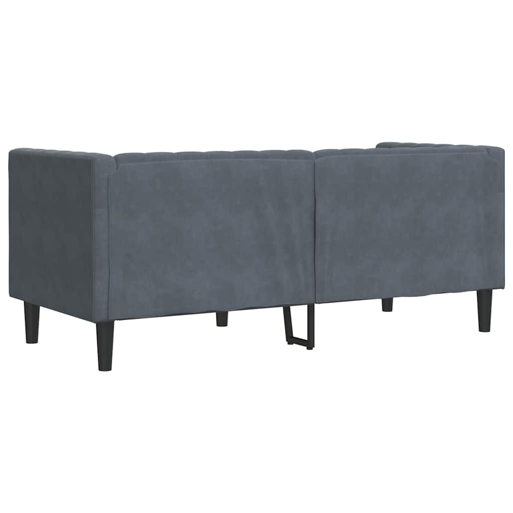 vidaXL Sofa Ciemnoszary 174 x 74,5 x 70,5 cm Aksamit