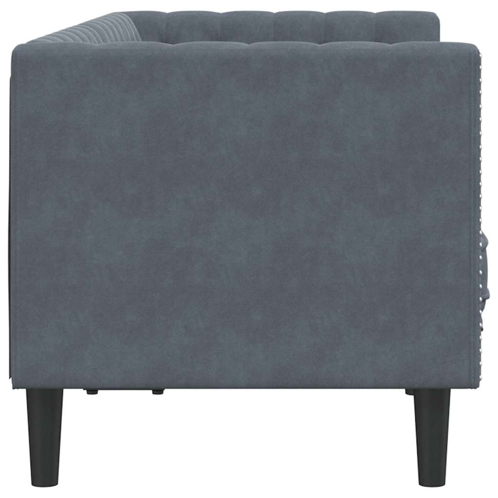 vidaXL Sofa Ciemnoszary 174 x 74,5 x 70,5 cm Aksamit