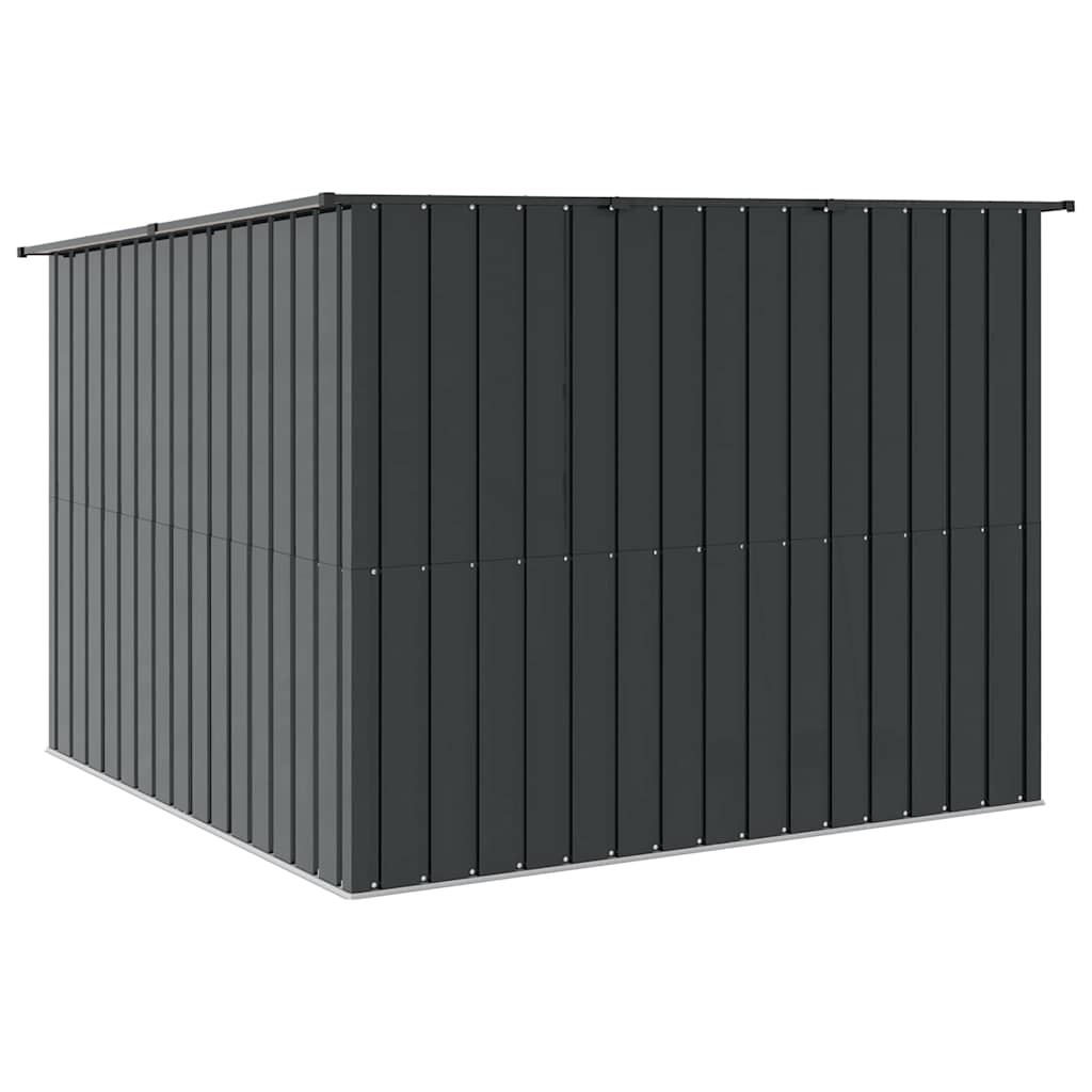 vidaXL Shed na rower 3 pcs Antracyt 216 x 207 x 158 cm Metal