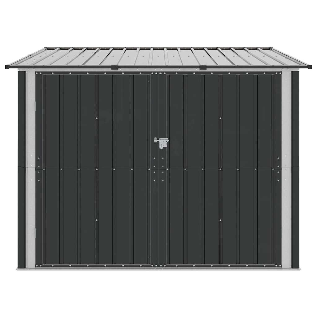 vidaXL Shed na rower 3 pcs Antracyt 216 x 207 x 158 cm Metal