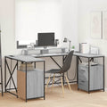 vidaXL Biurko Szary Sonoma 182 x 101 x 87,5 cm Materiał drewnopochodny