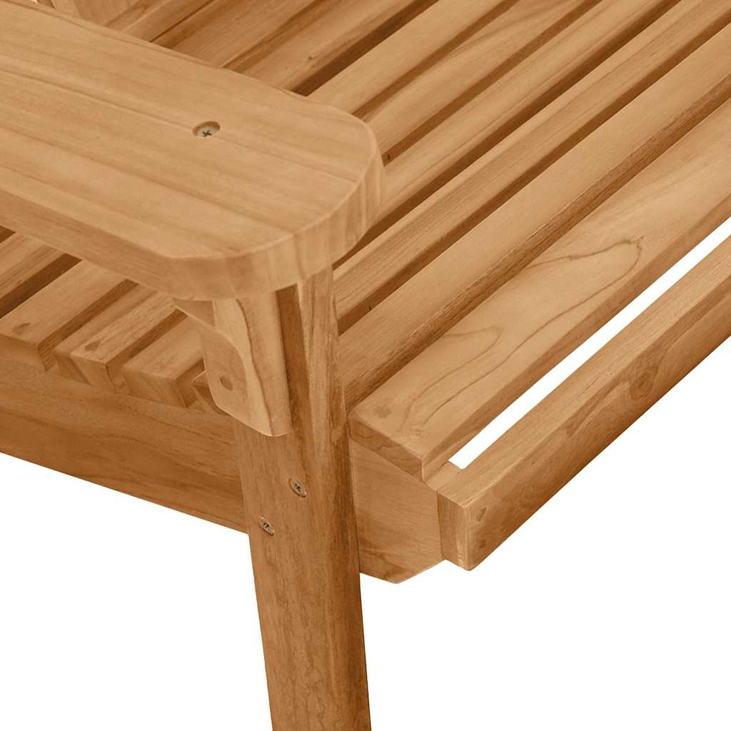vidaXL Fotel bujany Adirondack 2 szt. Brązowy Lite drewno tekowe