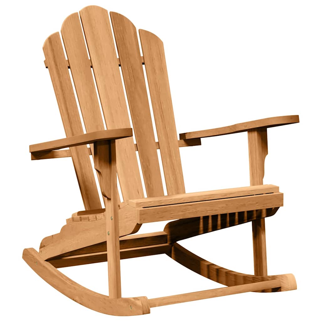 vidaXL Fotel bujany Adirondack 2 szt. Brązowy Lite drewno tekowe