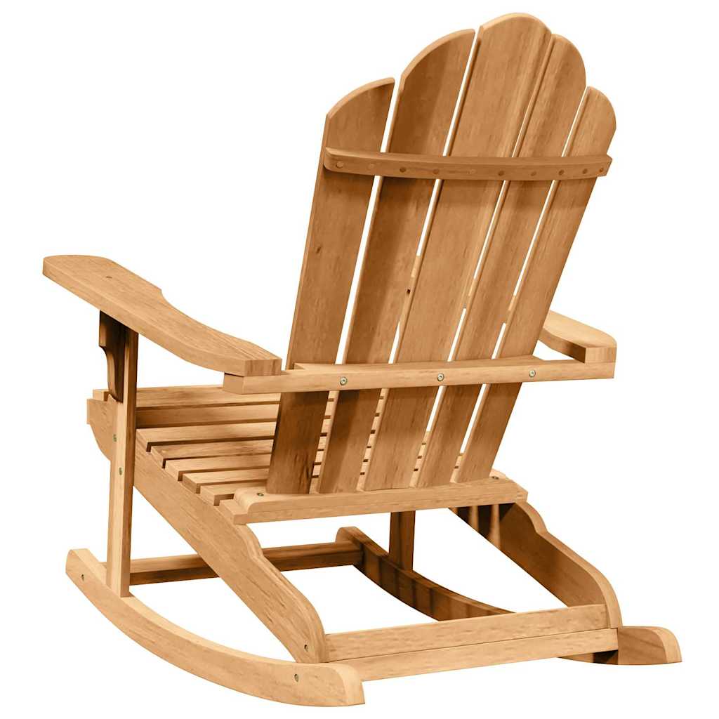 vidaXL Fotel bujany Adirondack 2 szt. Brązowy Lite drewno tekowe