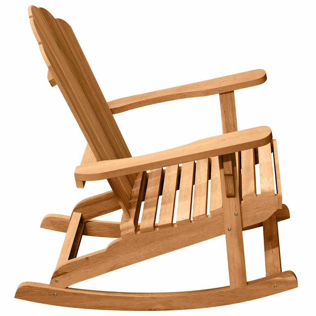 vidaXL Fotel bujany Adirondack 2 szt. Brązowy Lite drewno tekowe