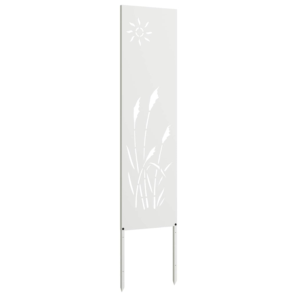 vidaXL Ekran zapewniający prywatność w ogrodzie Biały 32 x 140 cm