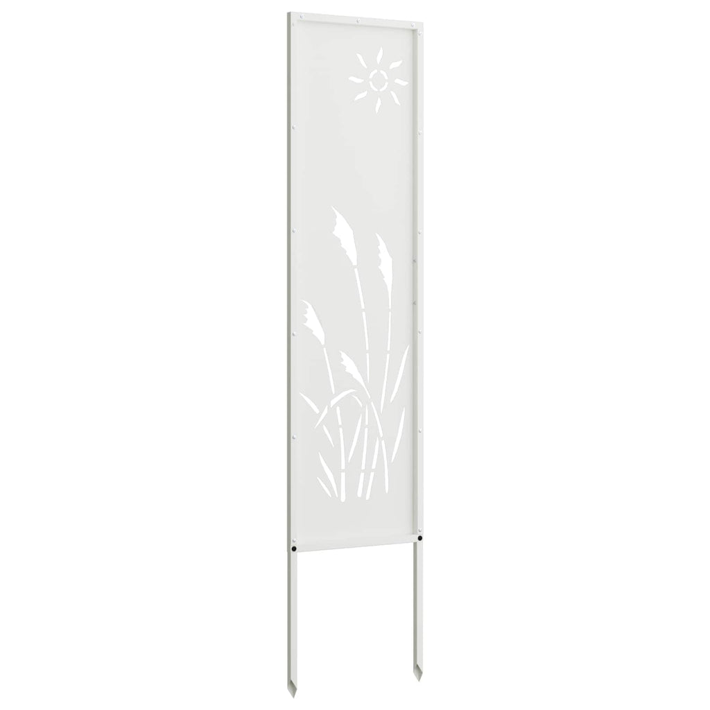 vidaXL Ekran zapewniający prywatność w ogrodzie Biały 32 x 140 cm
