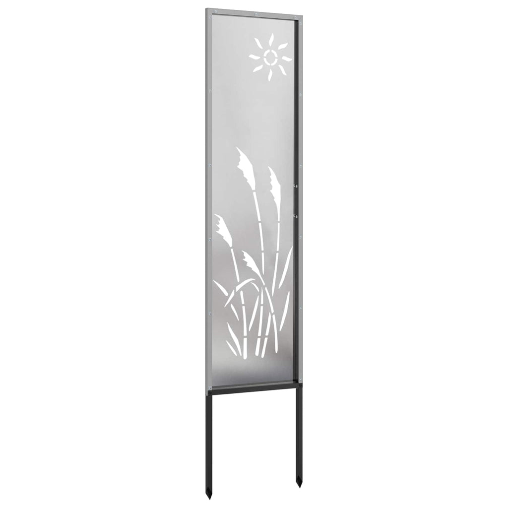 vidaXL Ekran zapewniający prywatność w ogrodzie Srebrny 32 x 140 cm