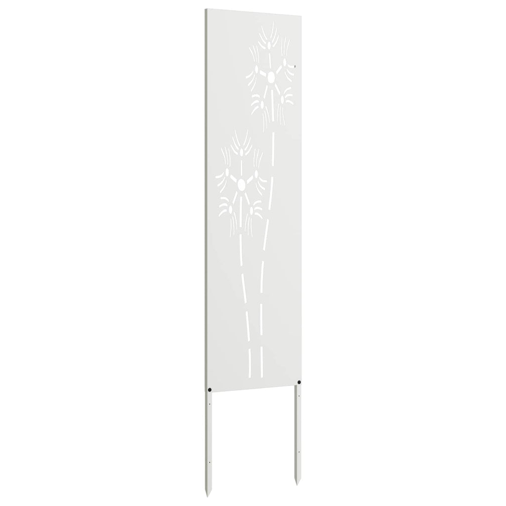 vidaXL Ekran zapewniający prywatność w ogrodzie Biały 32 x 140 cm