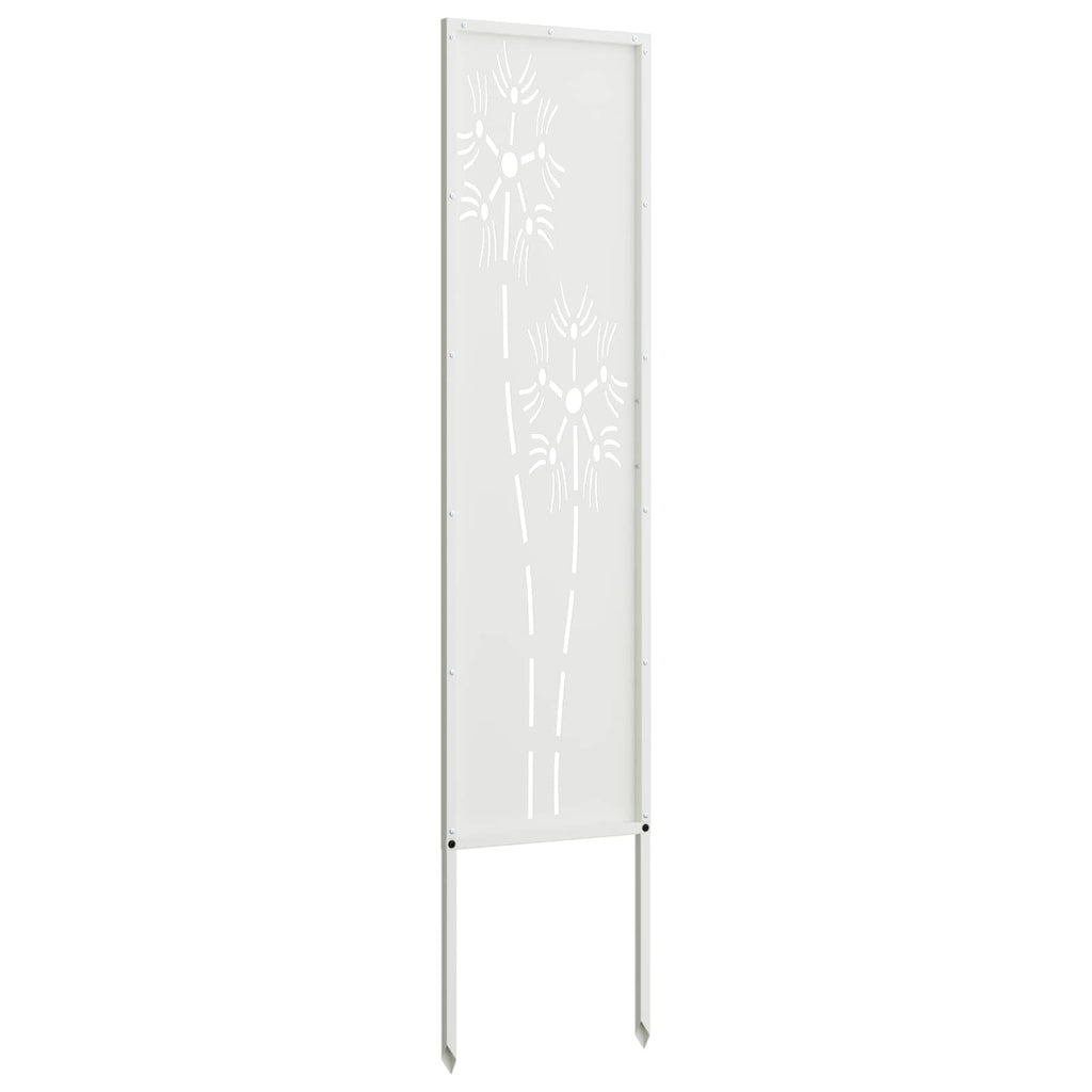 vidaXL Ekran zapewniający prywatność w ogrodzie Biały 32 x 140 cm