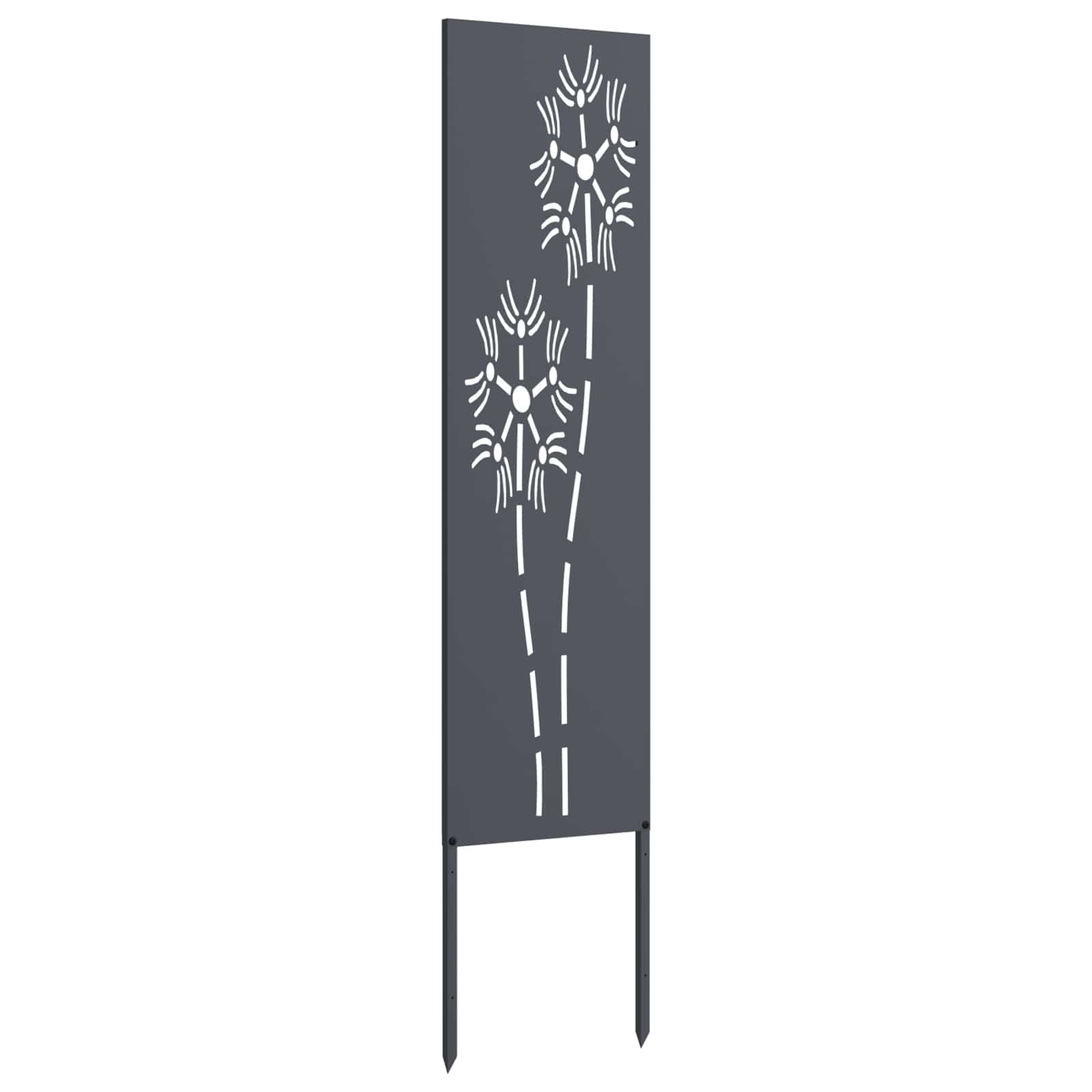vidaXL Ekran zapewniający prywatność w ogrodzie Antracyt 32 x 140 cm