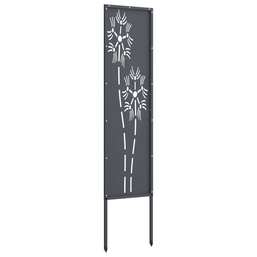 vidaXL Ekran zapewniający prywatność w ogrodzie Antracyt 32 x 140 cm