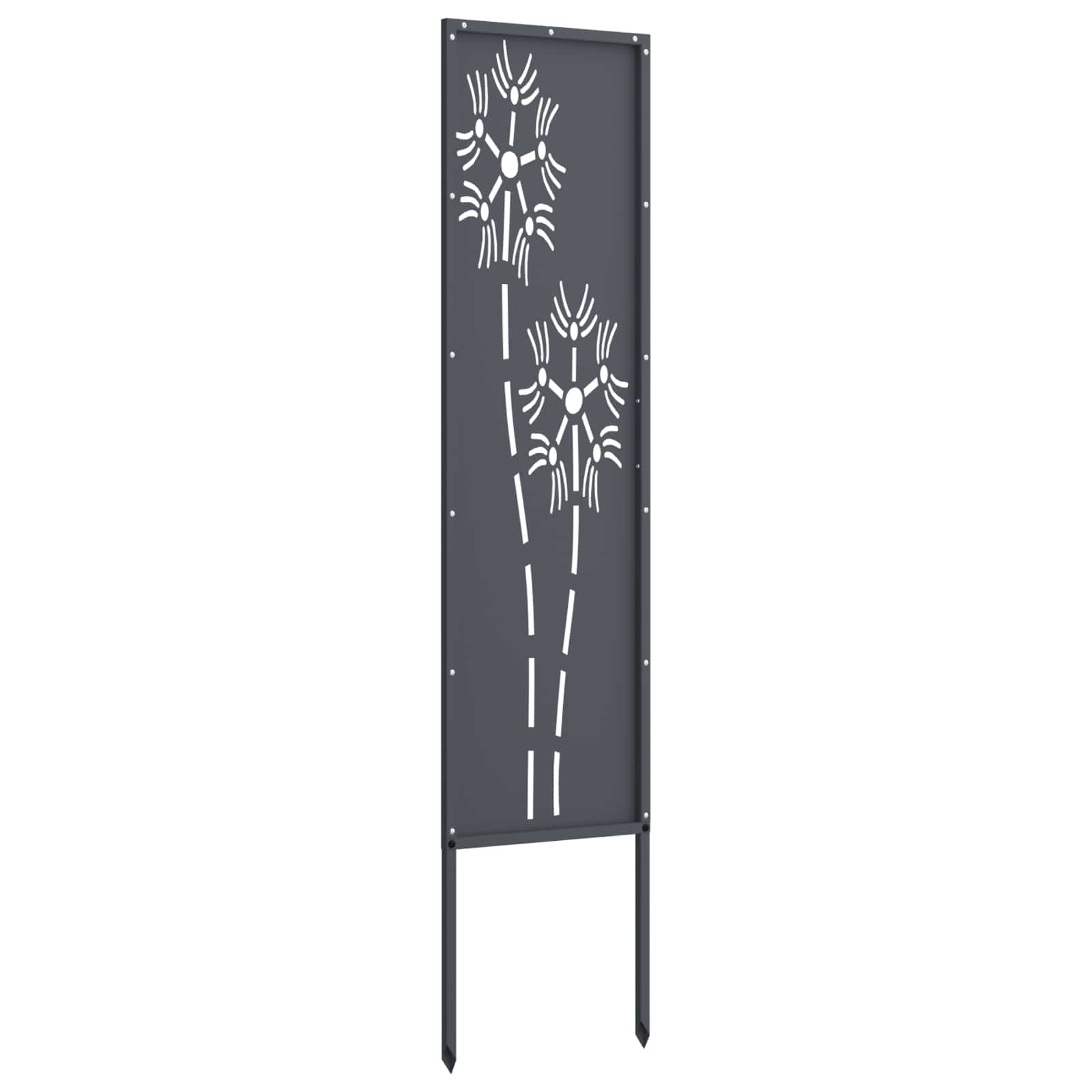 vidaXL Ekran zapewniający prywatność w ogrodzie Antracyt 32 x 140 cm