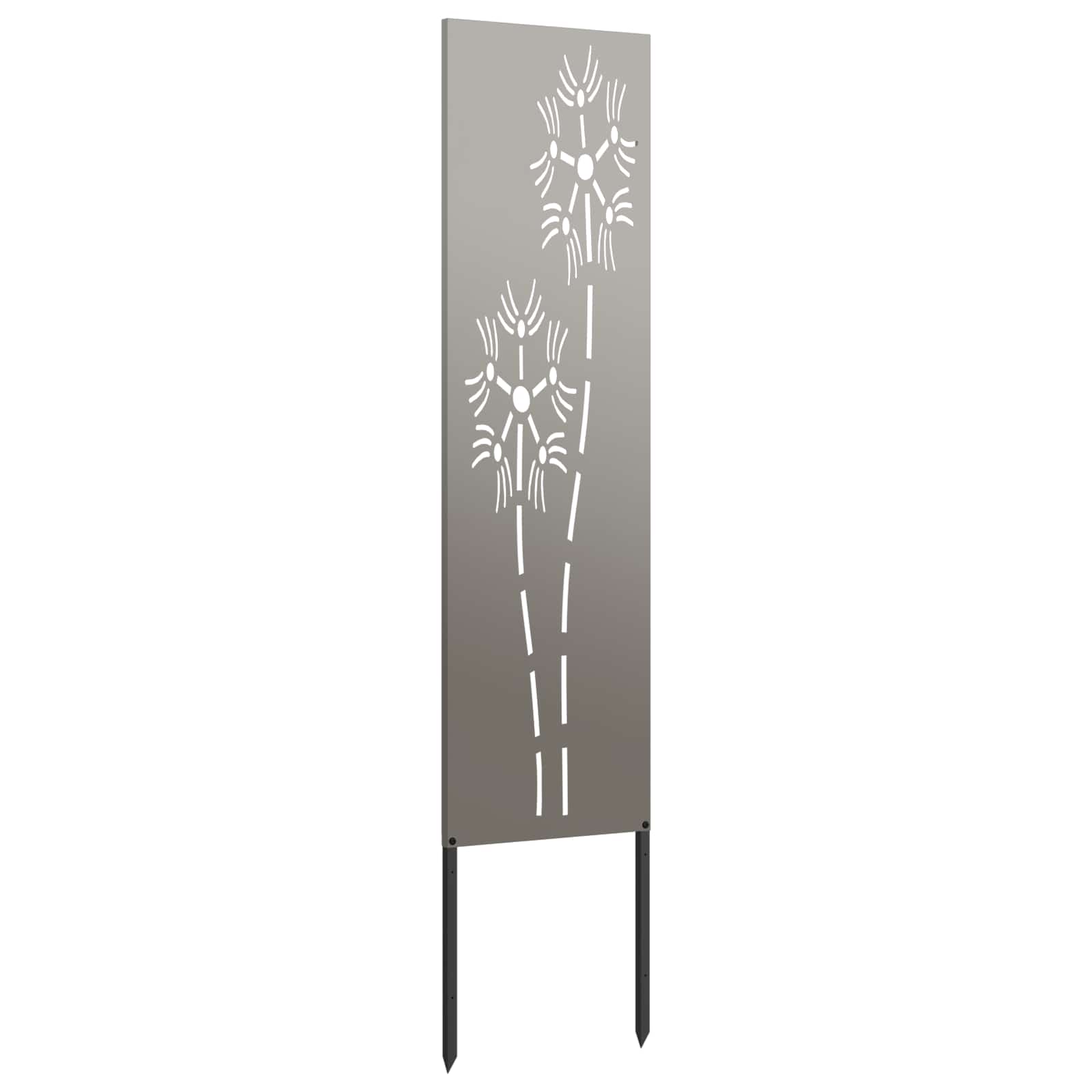 vidaXL Ekran zapewniający prywatność w ogrodzie Rdzawy 32 x 140 cm