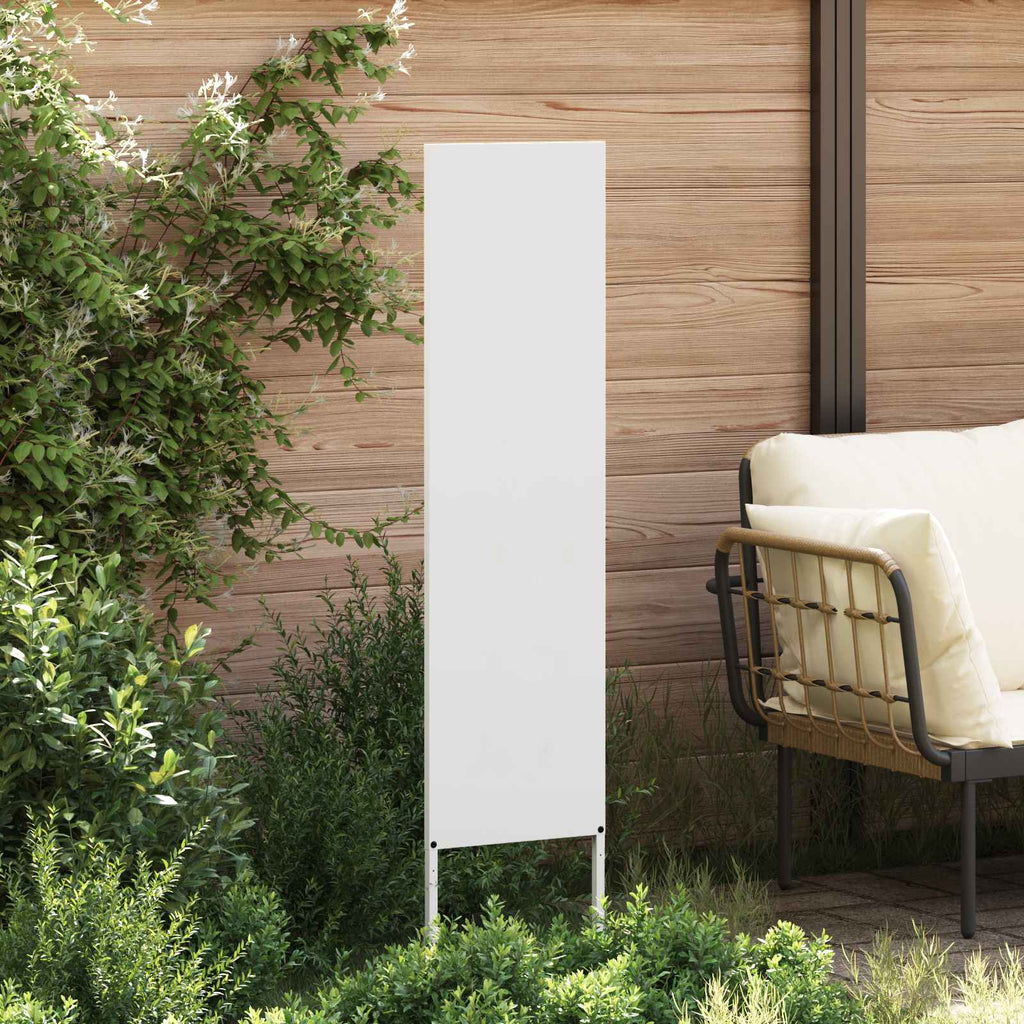 vidaXL Ekran zapewniający prywatność w ogrodzie Biały 32 x 140 cm