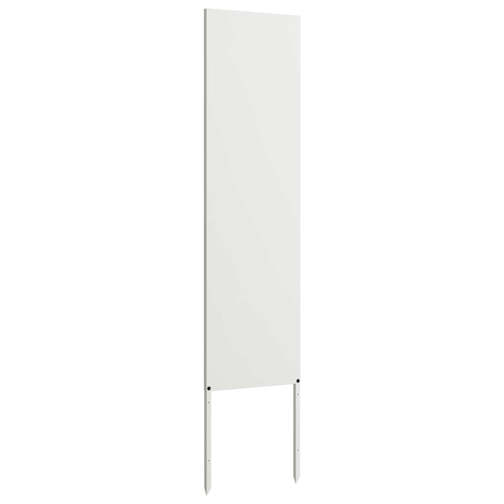 vidaXL Ekran zapewniający prywatność w ogrodzie Biały 32 x 140 cm