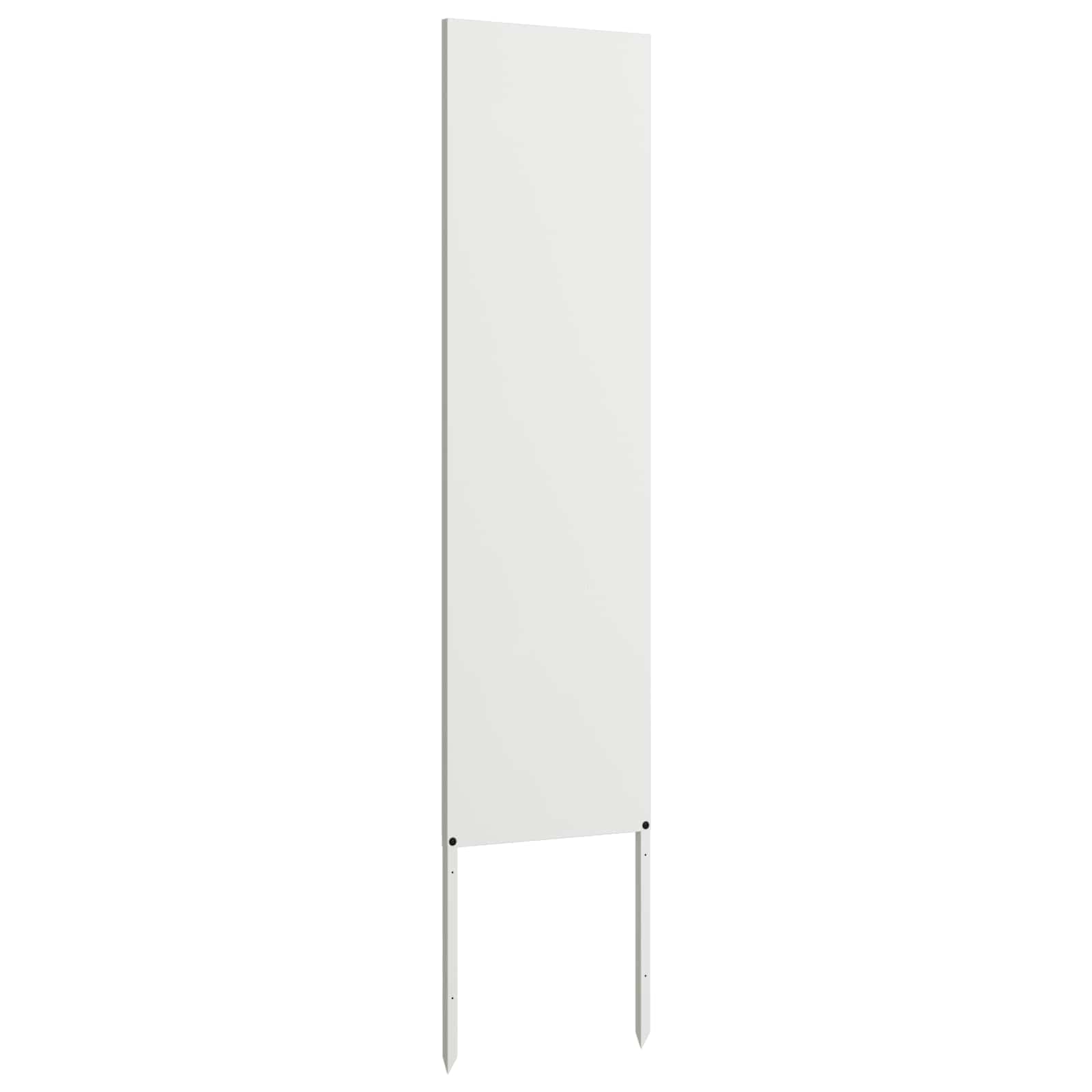 vidaXL Ekran zapewniający prywatność w ogrodzie Biały 32 x 140 cm