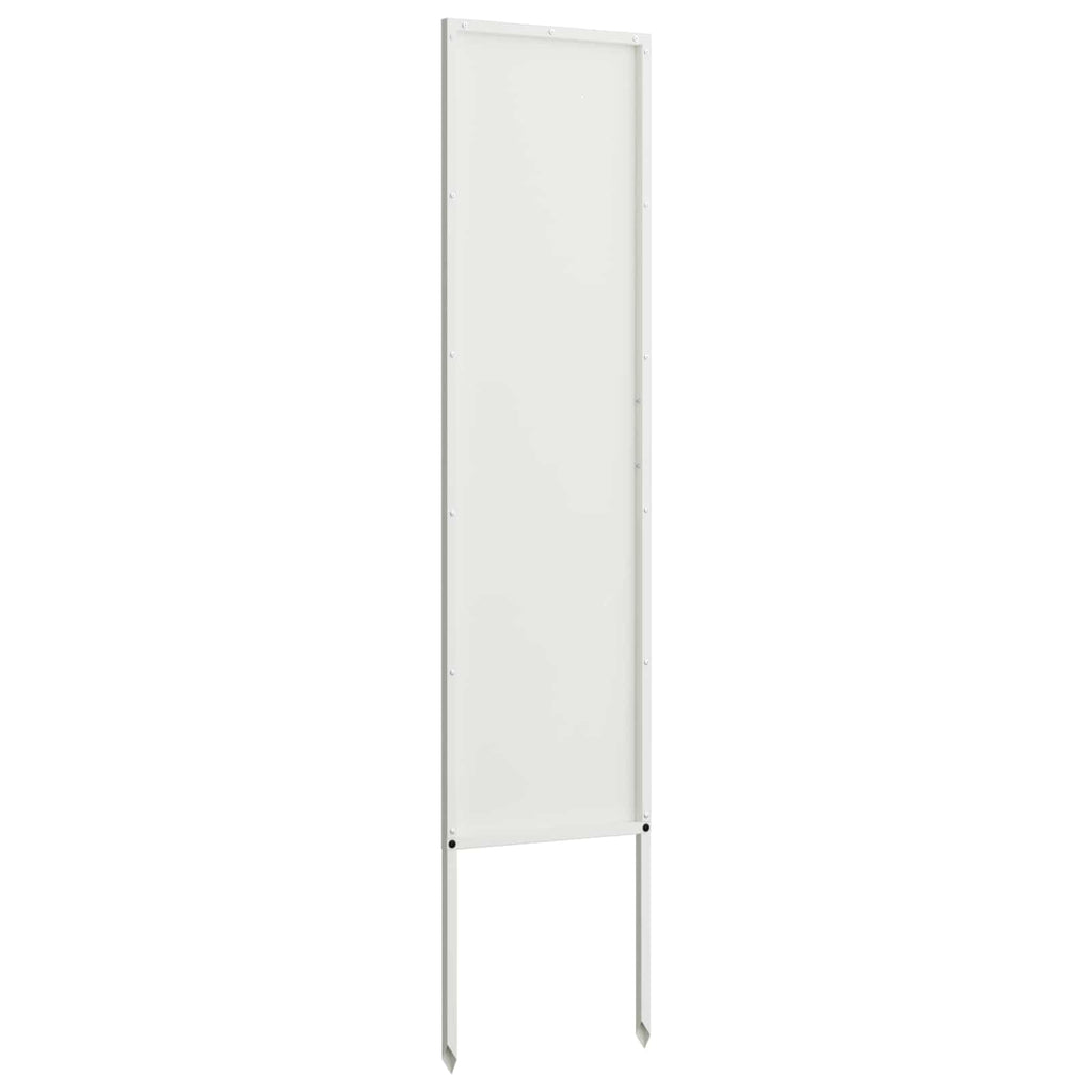 vidaXL Ekran zapewniający prywatność w ogrodzie Biały 32 x 140 cm