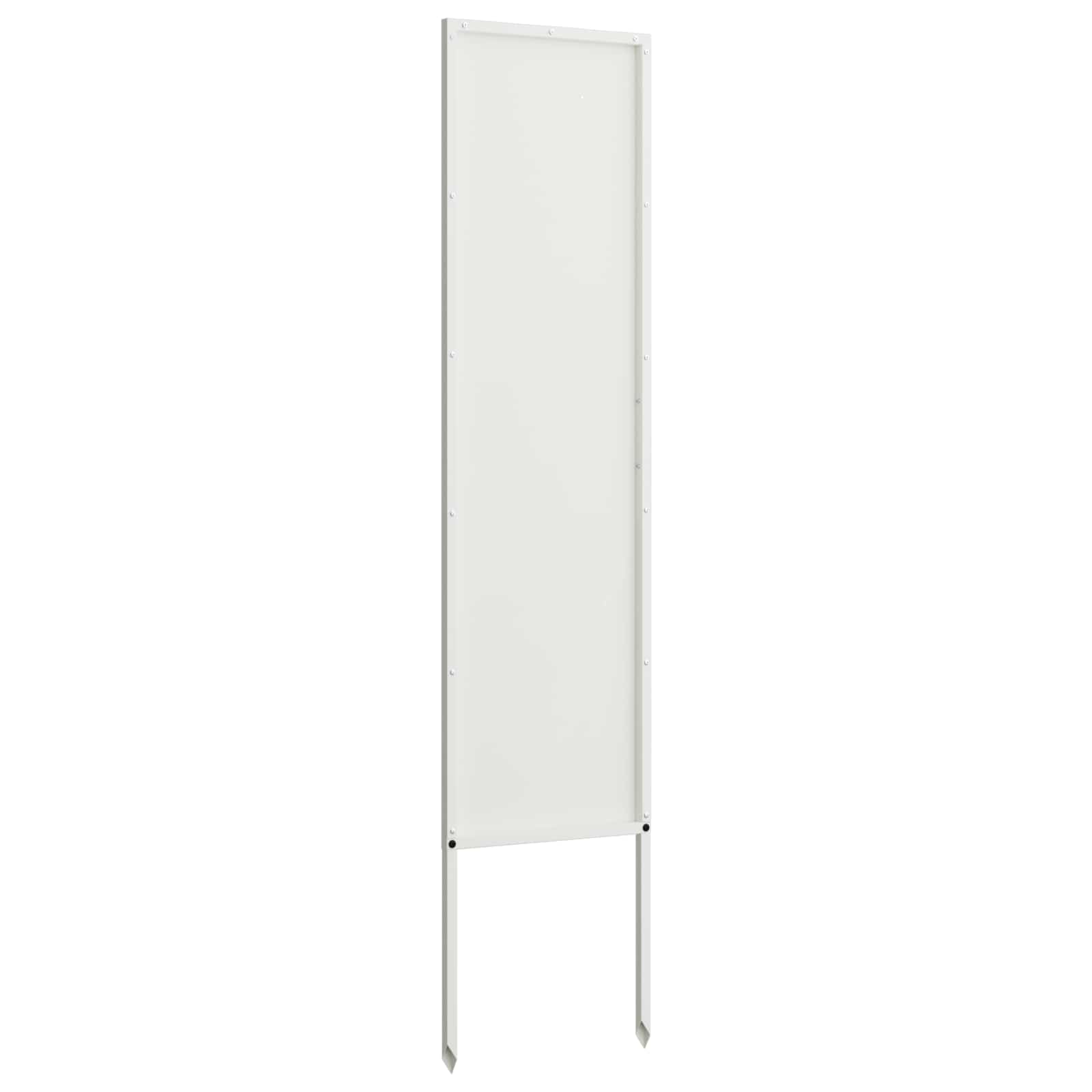vidaXL Ekran zapewniający prywatność w ogrodzie Biały 32 x 140 cm