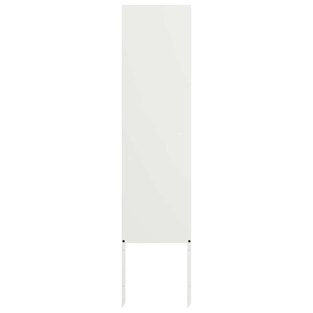 vidaXL Ekran zapewniający prywatność w ogrodzie Biały 32 x 140 cm