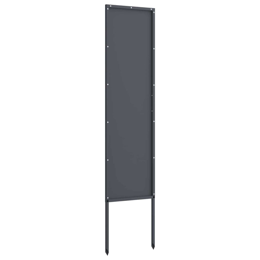vidaXL Ekran zapewniający prywatność w ogrodzie Antracyt 32 x 140 cm