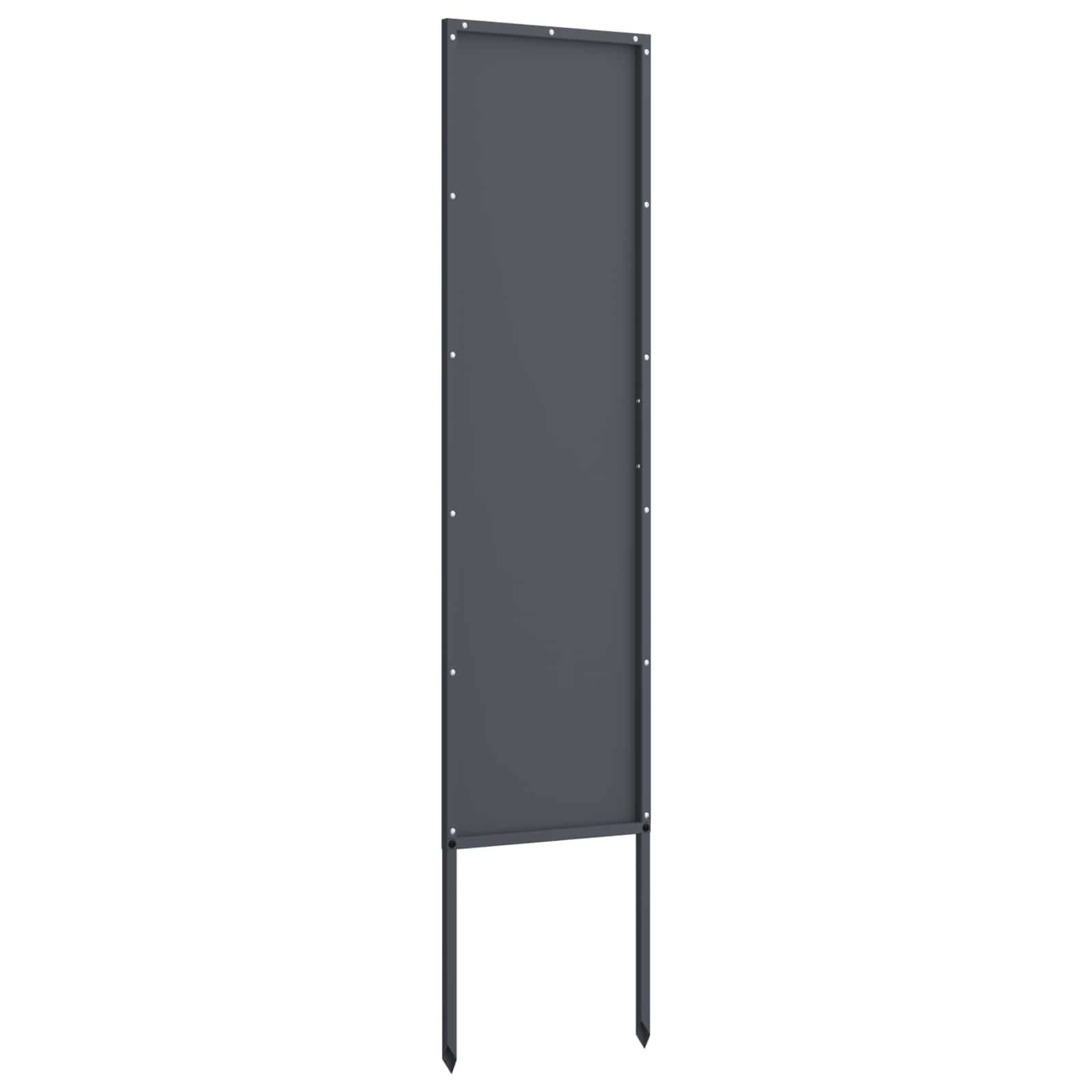 vidaXL Ekran zapewniający prywatność w ogrodzie Antracyt 32 x 140 cm