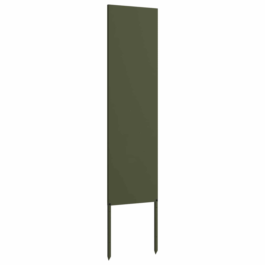 vidaXL Ekran zapewniający prywatność w ogrodzie oliwkowy 32 x 140 cm