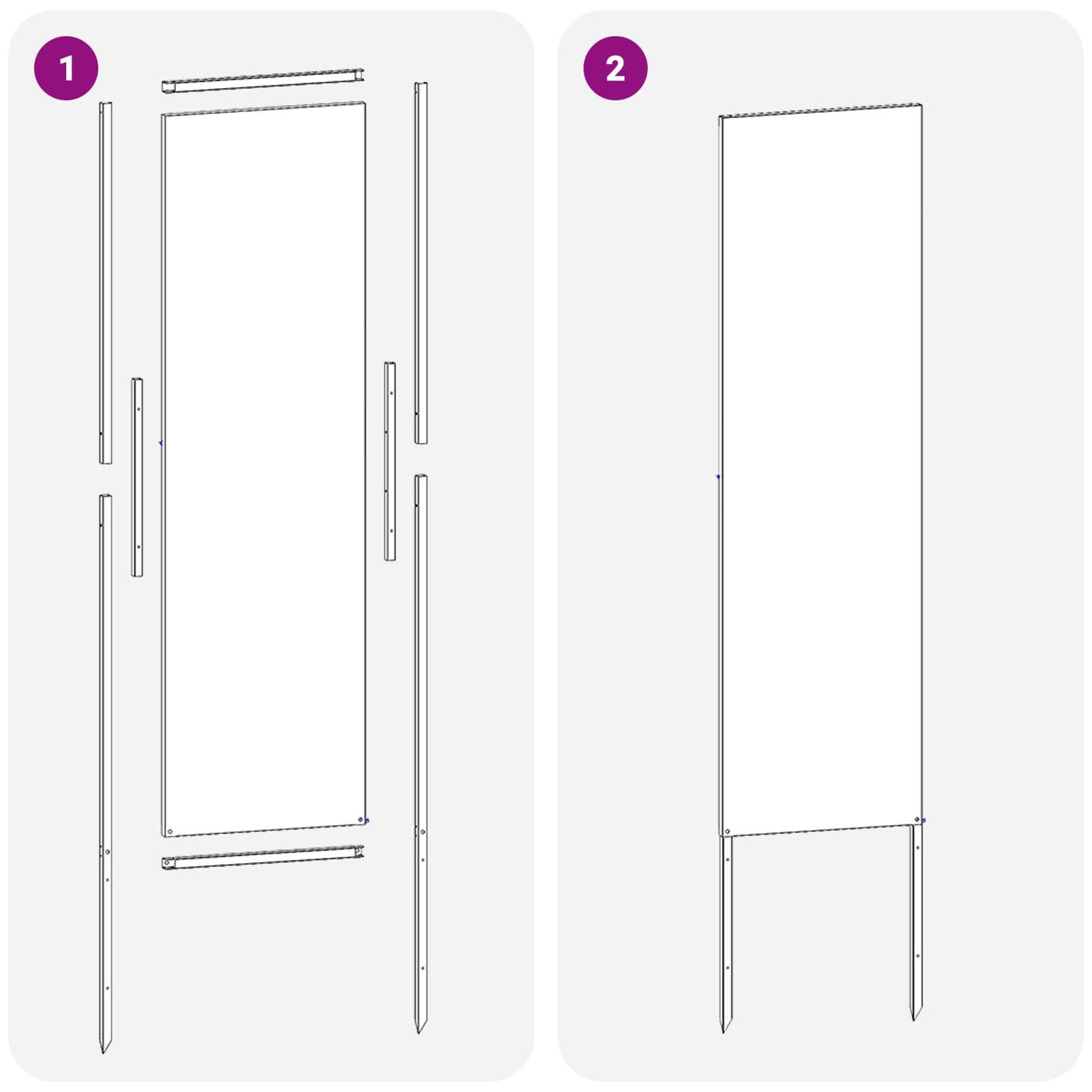 vidaXL Ekran zapewniający prywatność w ogrodzie Srebrny 32 x 140 cm