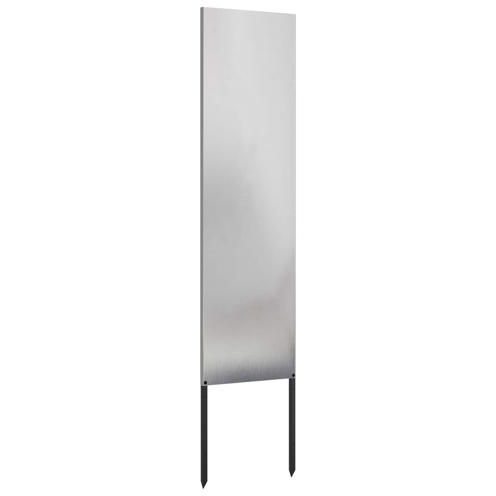 vidaXL Ekran zapewniający prywatność w ogrodzie Srebrny 32 x 140 cm