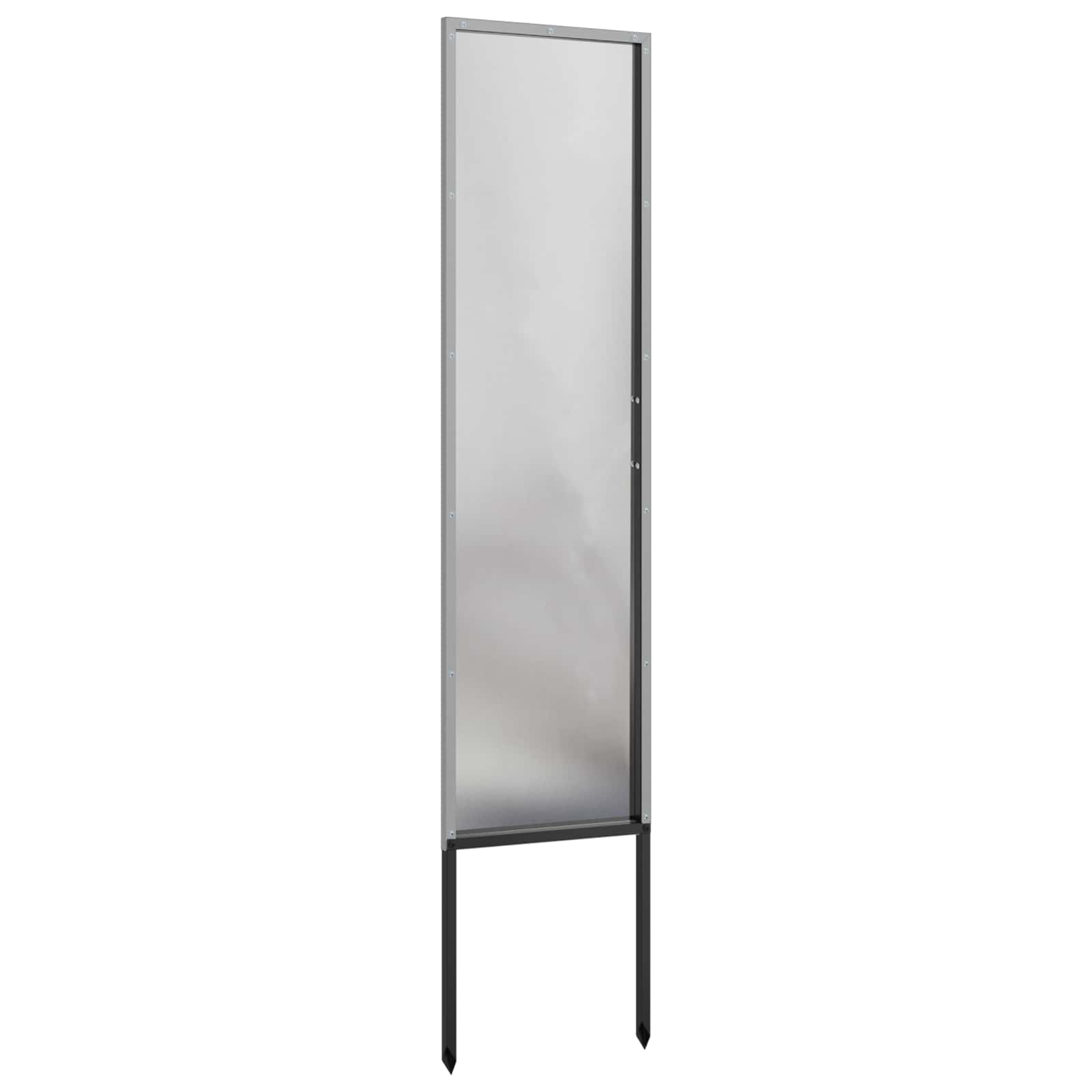 vidaXL Ekran zapewniający prywatność w ogrodzie Srebrny 32 x 140 cm