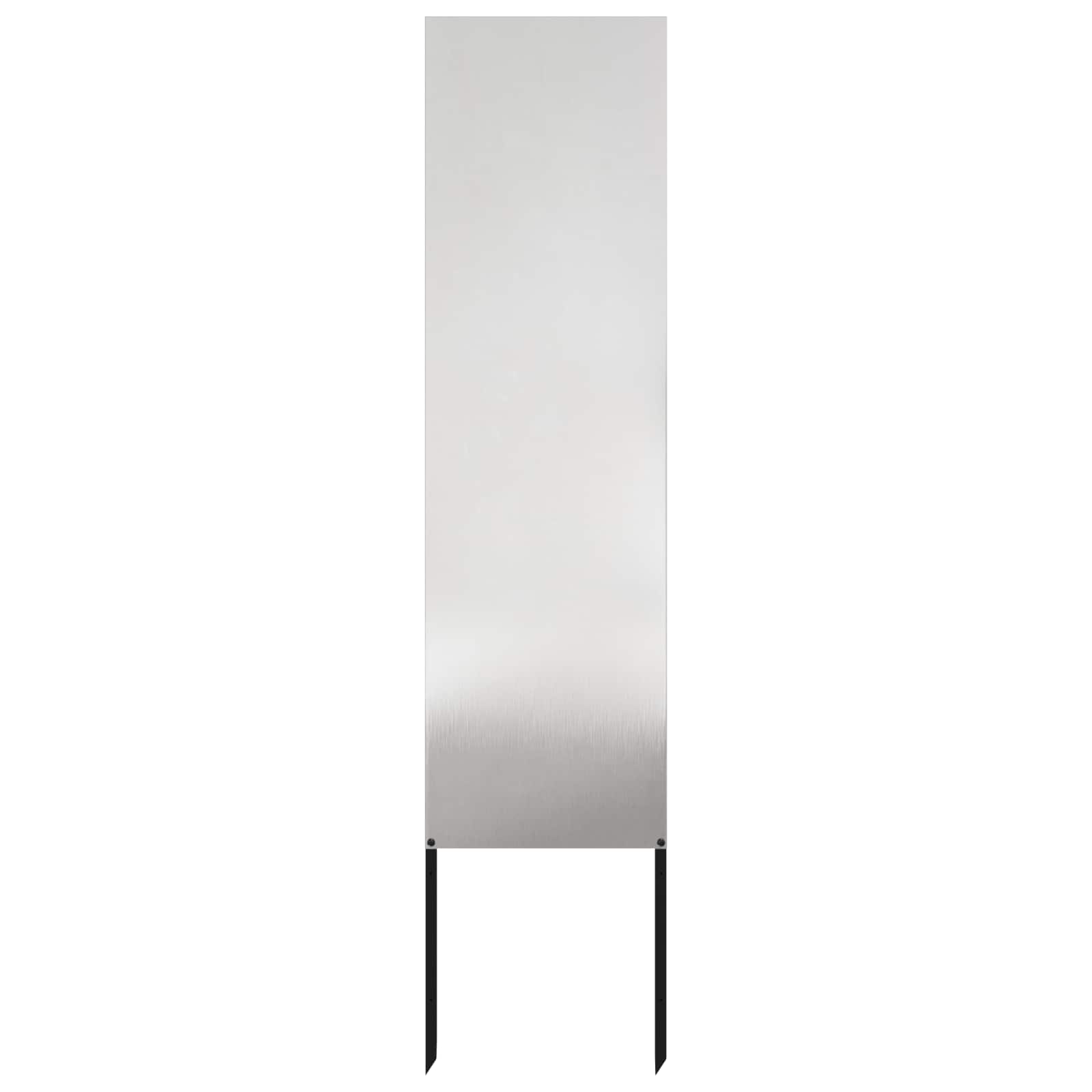 vidaXL Ekran zapewniający prywatność w ogrodzie Srebrny 32 x 140 cm