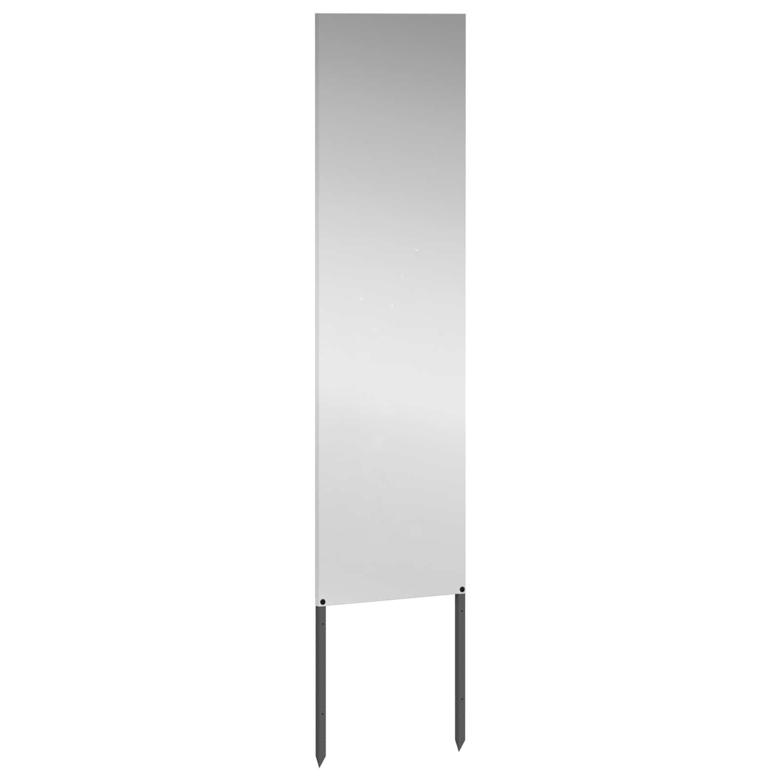 vidaXL Ekran zapewniający prywatność w ogrodzie Srebrny 32 x 140 cm