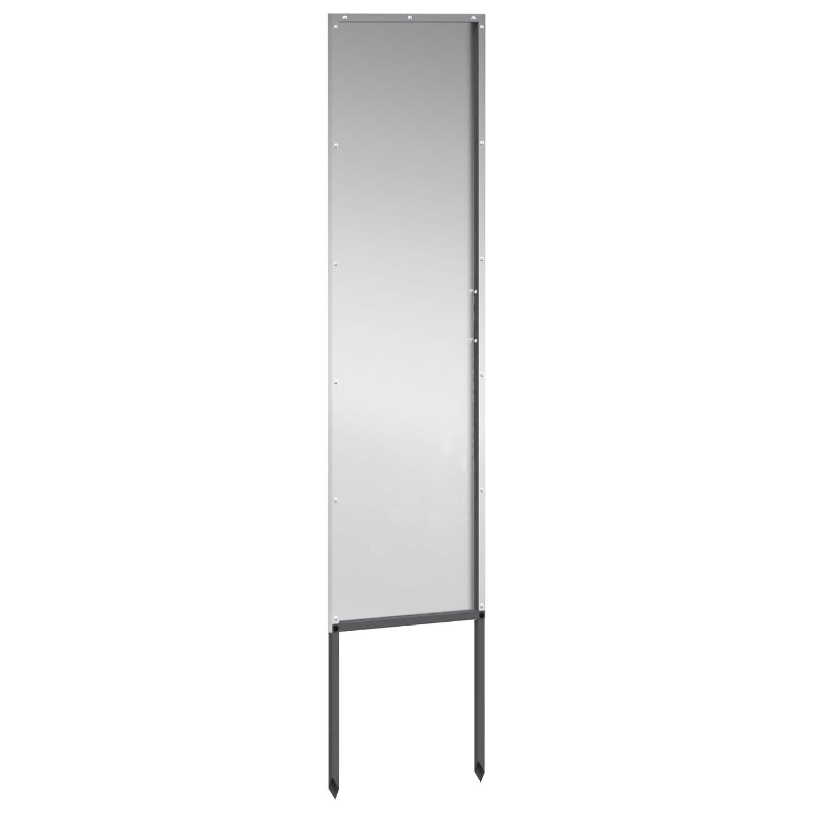 vidaXL Ekran zapewniający prywatność w ogrodzie Srebrny 32 x 140 cm