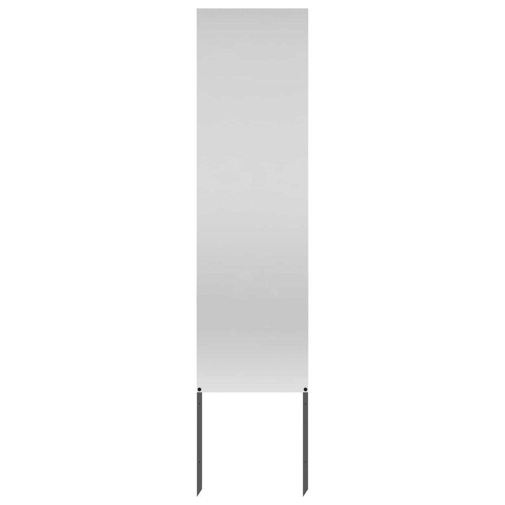 vidaXL Ekran zapewniający prywatność w ogrodzie Srebrny 32 x 140 cm