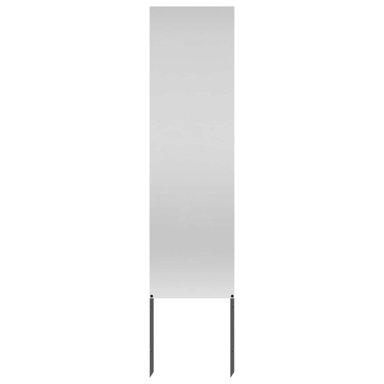 vidaXL Ekran zapewniający prywatność w ogrodzie Srebrny 32 x 140 cm