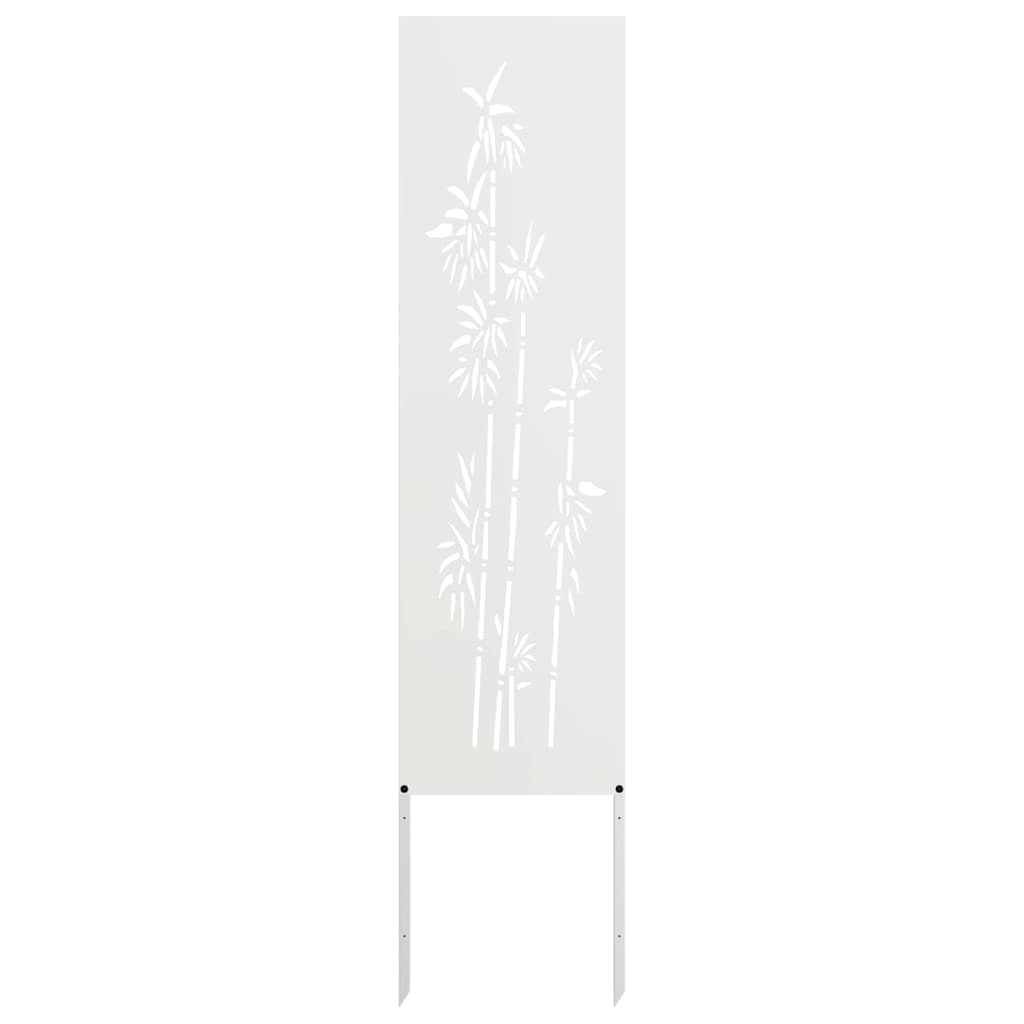 vidaXL Ekran zapewniający prywatność w ogrodzie Biały 32 x 140 cm