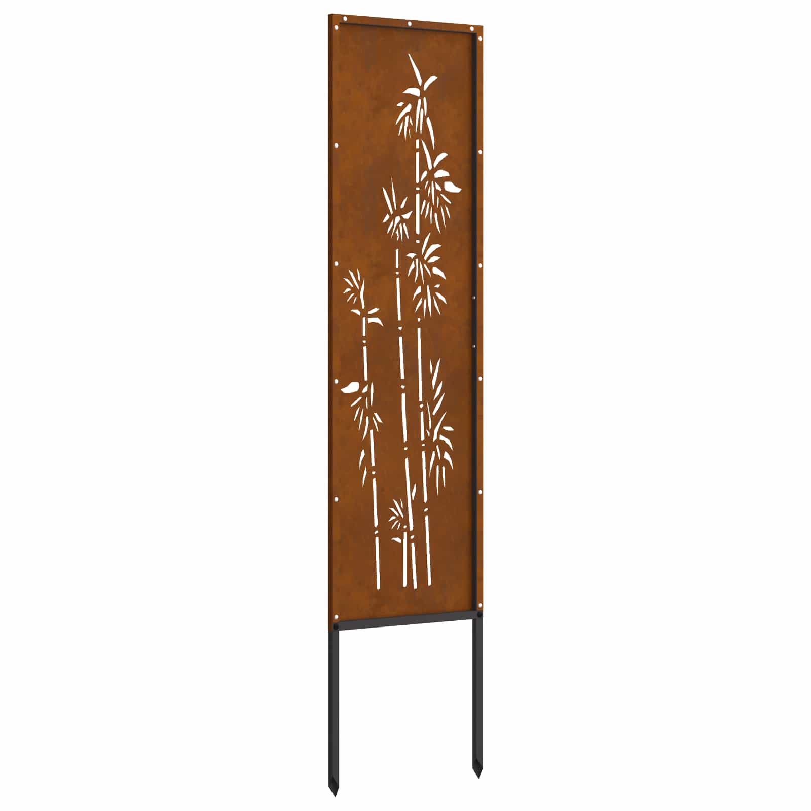 vidaXL Ekran zapewniający prywatność w ogrodzie Rdzawy 32 x 140 cm