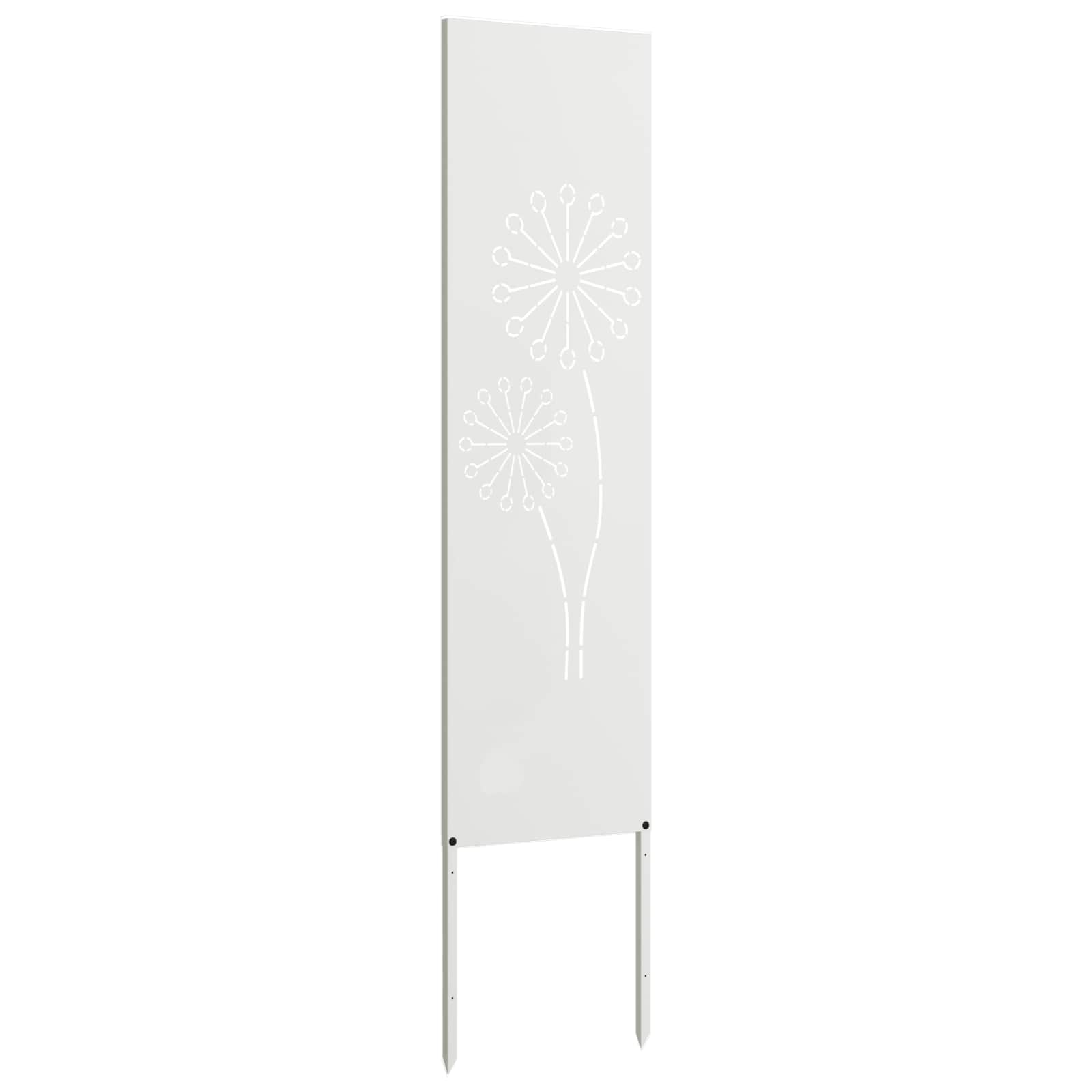 vidaXL Ekran zapewniający prywatność w ogrodzie Biały 32 x 140 cm
