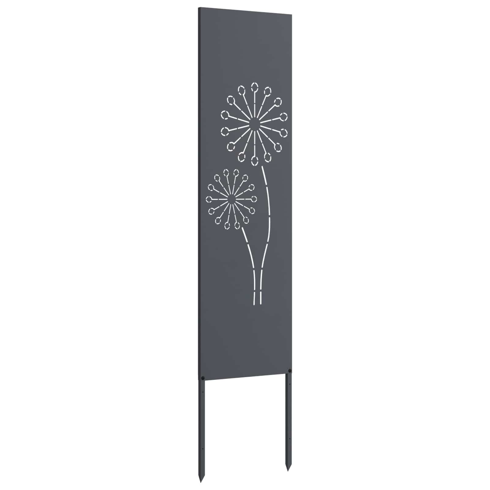 vidaXL Ekran zapewniający prywatność w ogrodzie Antracyt 32 x 140 cm