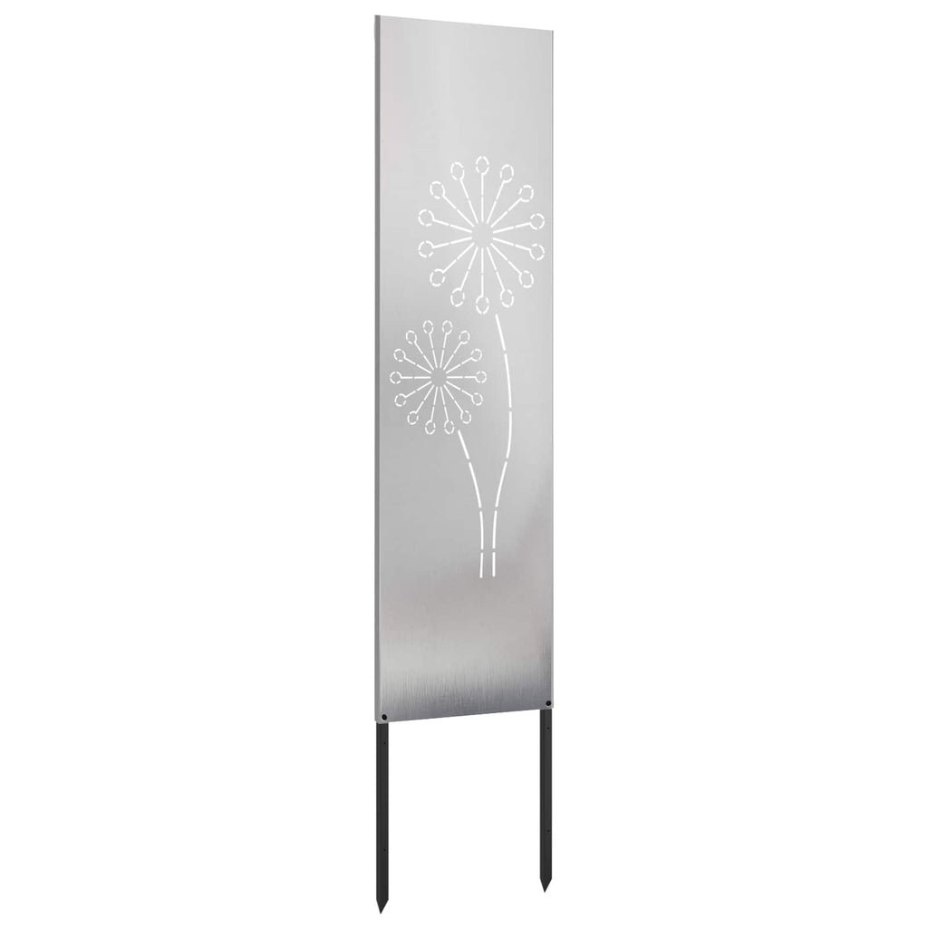 vidaXL Ekran zapewniający prywatność w ogrodzie Srebrny 32 x 140 cm