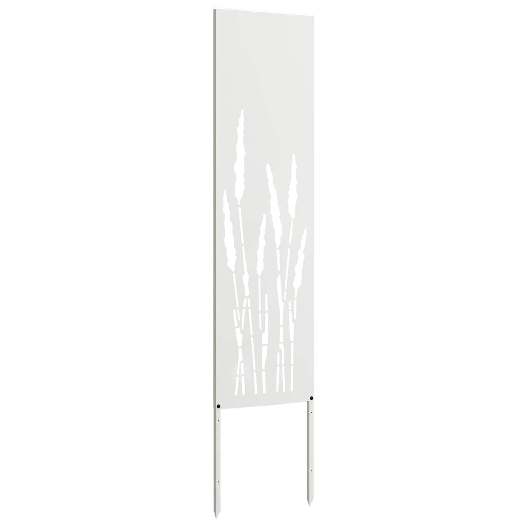 vidaXL Ekran zapewniający prywatność w ogrodzie Biały 32 x 140 cm