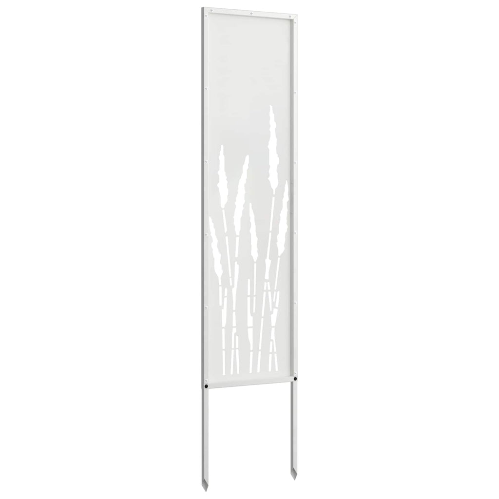 vidaXL Ekran zapewniający prywatność w ogrodzie Biały 32 x 140 cm