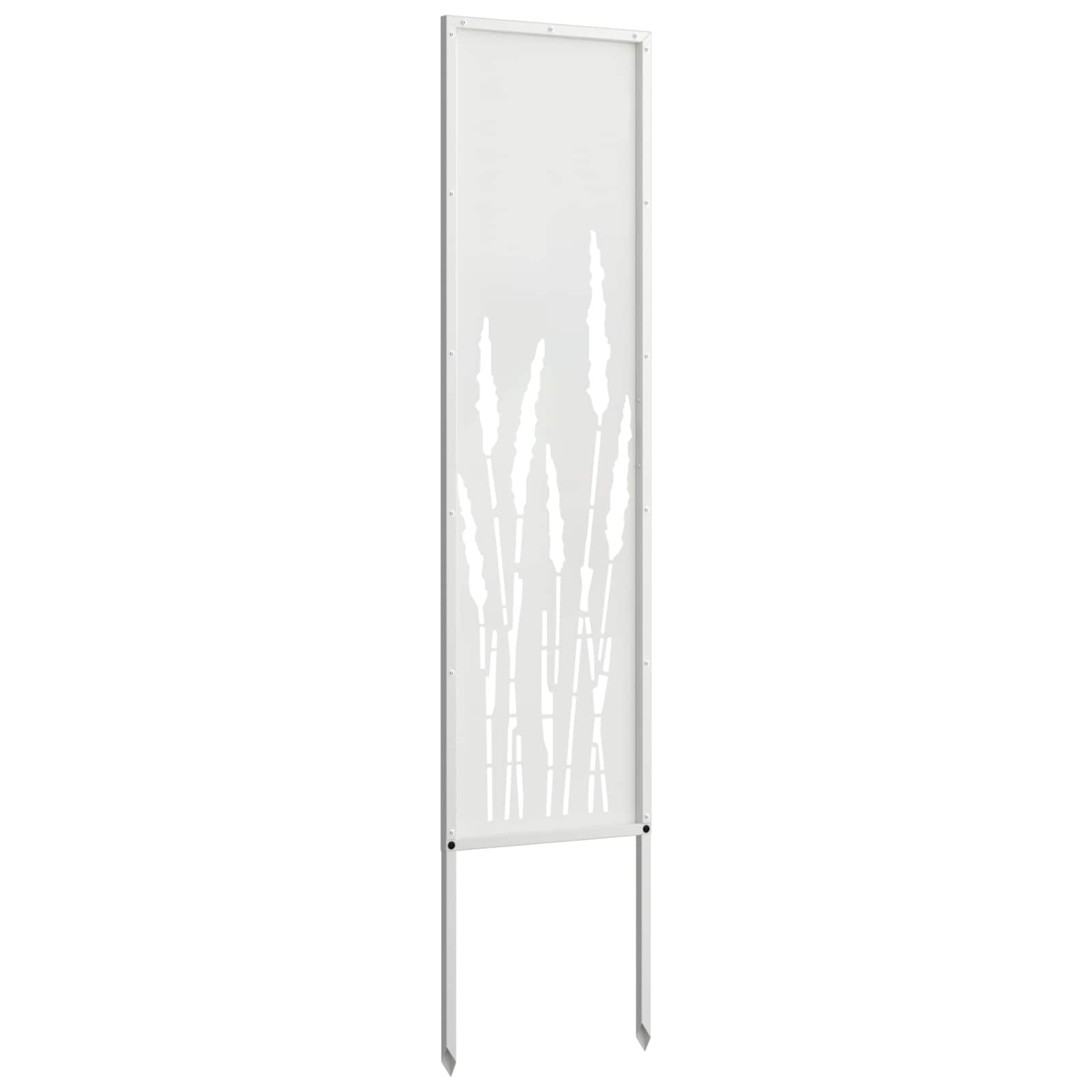 vidaXL Ekran zapewniający prywatność w ogrodzie Biały 32 x 140 cm