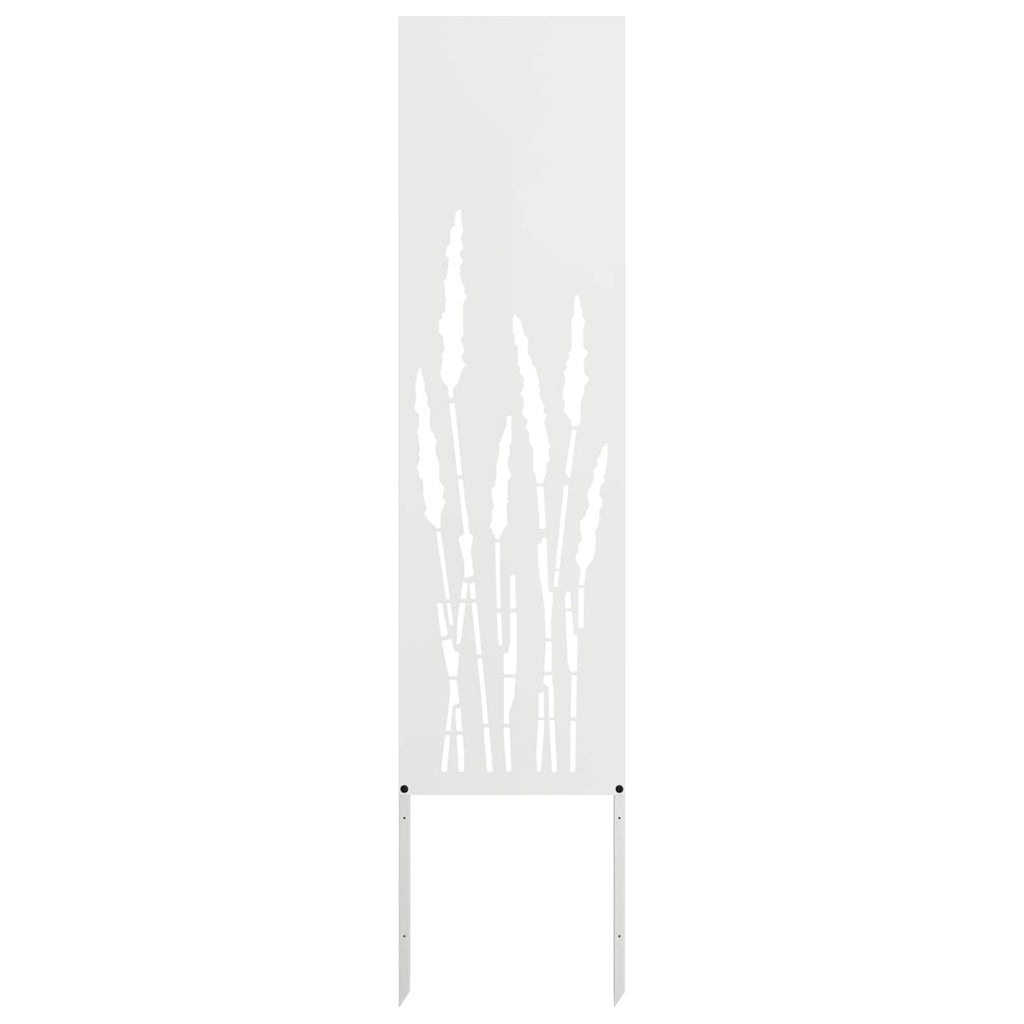 vidaXL Ekran zapewniający prywatność w ogrodzie Biały 32 x 140 cm