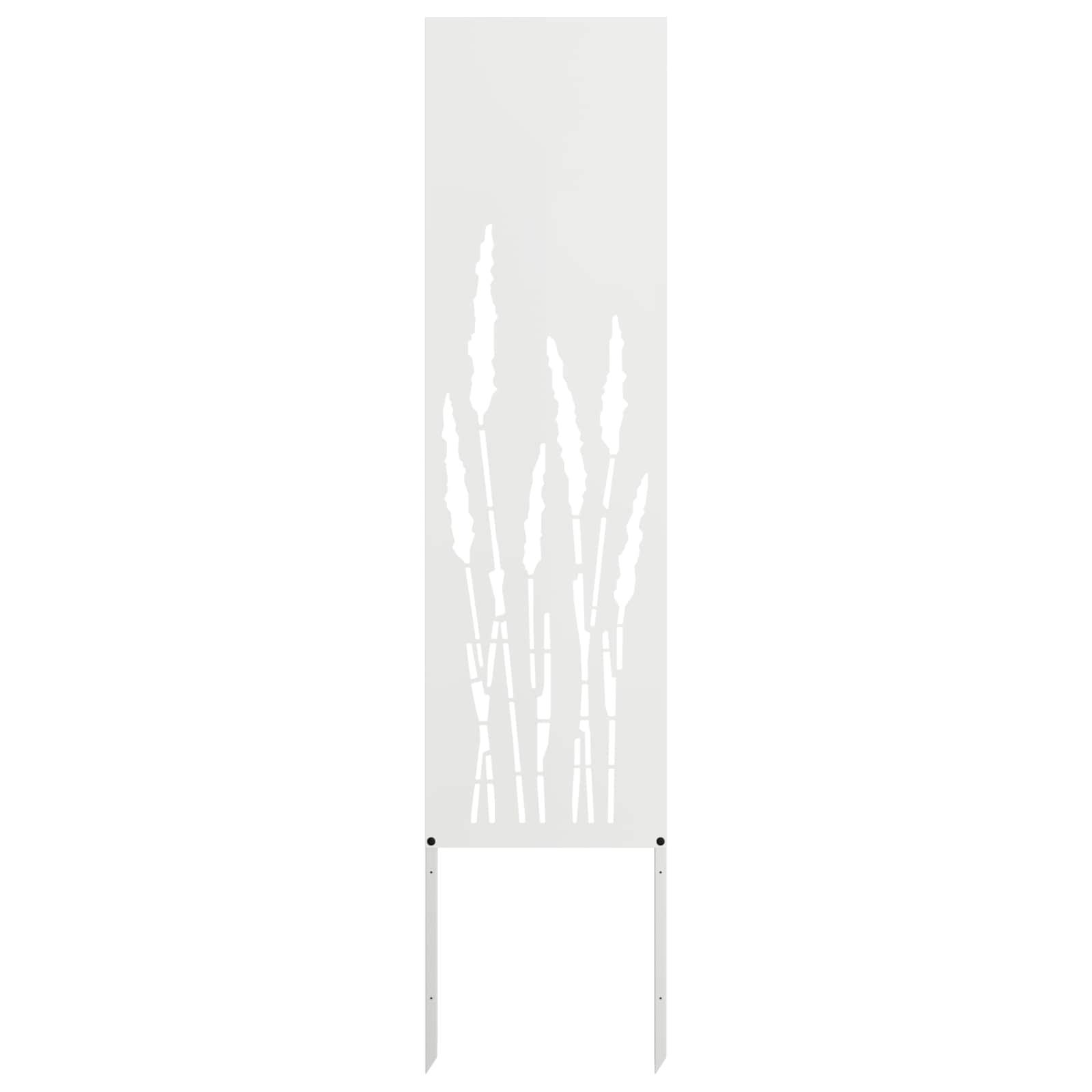 vidaXL Ekran zapewniający prywatność w ogrodzie Biały 32 x 140 cm