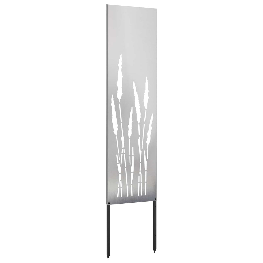 vidaXL Ekran zapewniający prywatność w ogrodzie Srebrny 32 x 140 cm