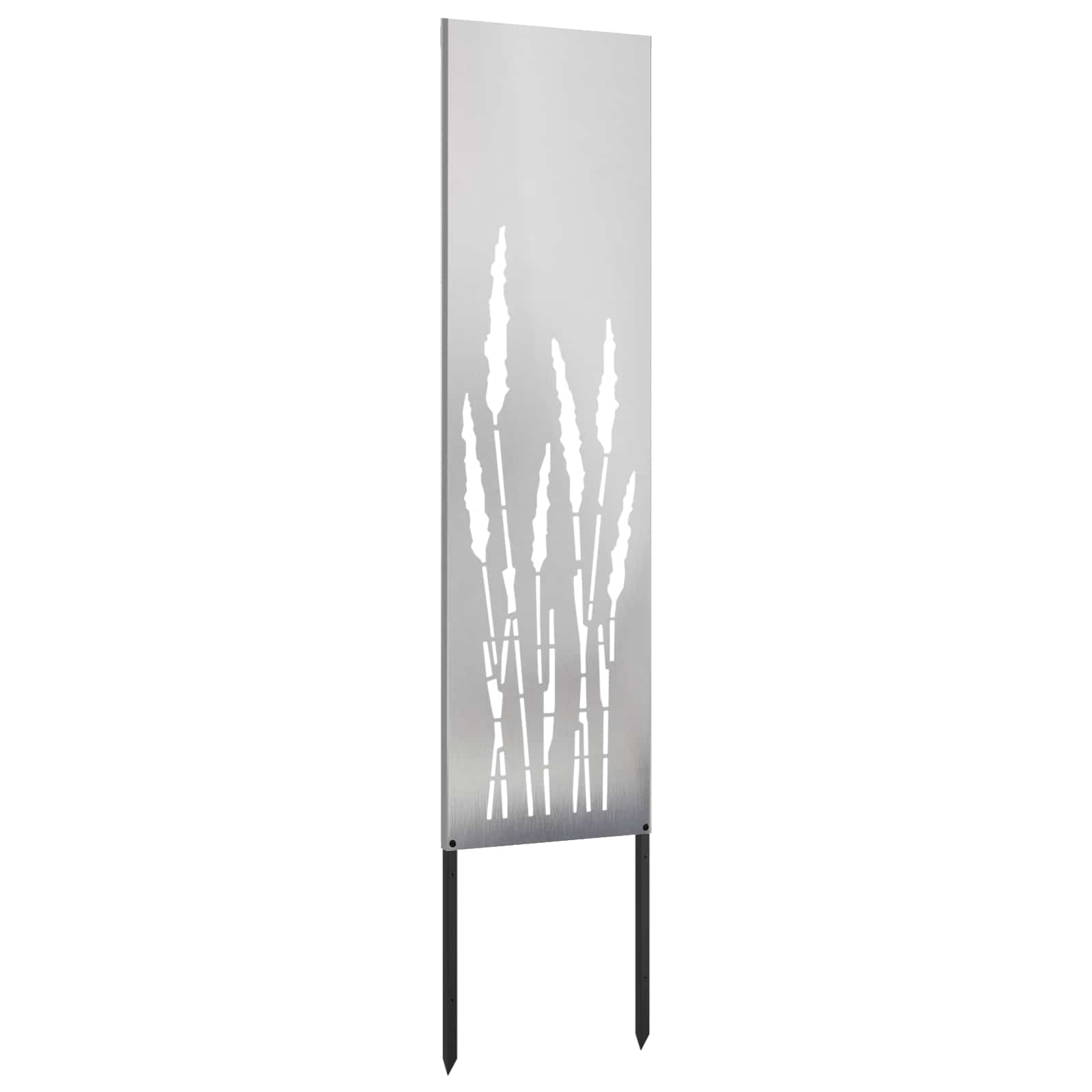 vidaXL Ekran zapewniający prywatność w ogrodzie Srebrny 32 x 140 cm
